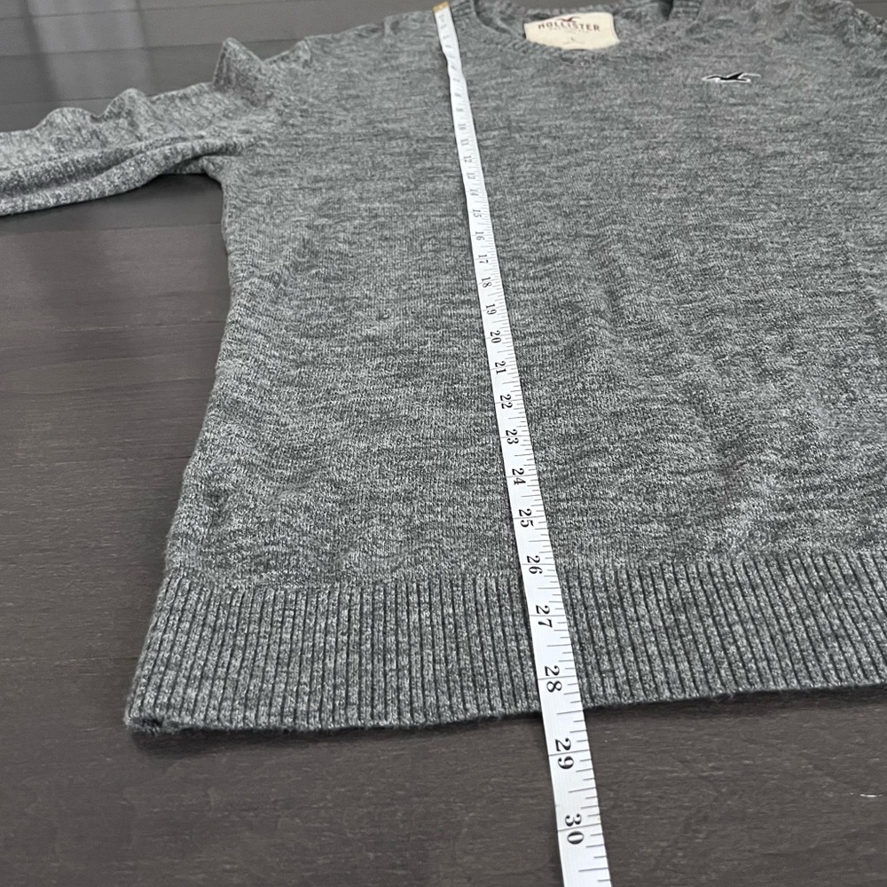 Vintage/Y2K Men’s Thin Hollister Sweater Size L Grey Colour Soft & Cozy - Picture 9 of 9